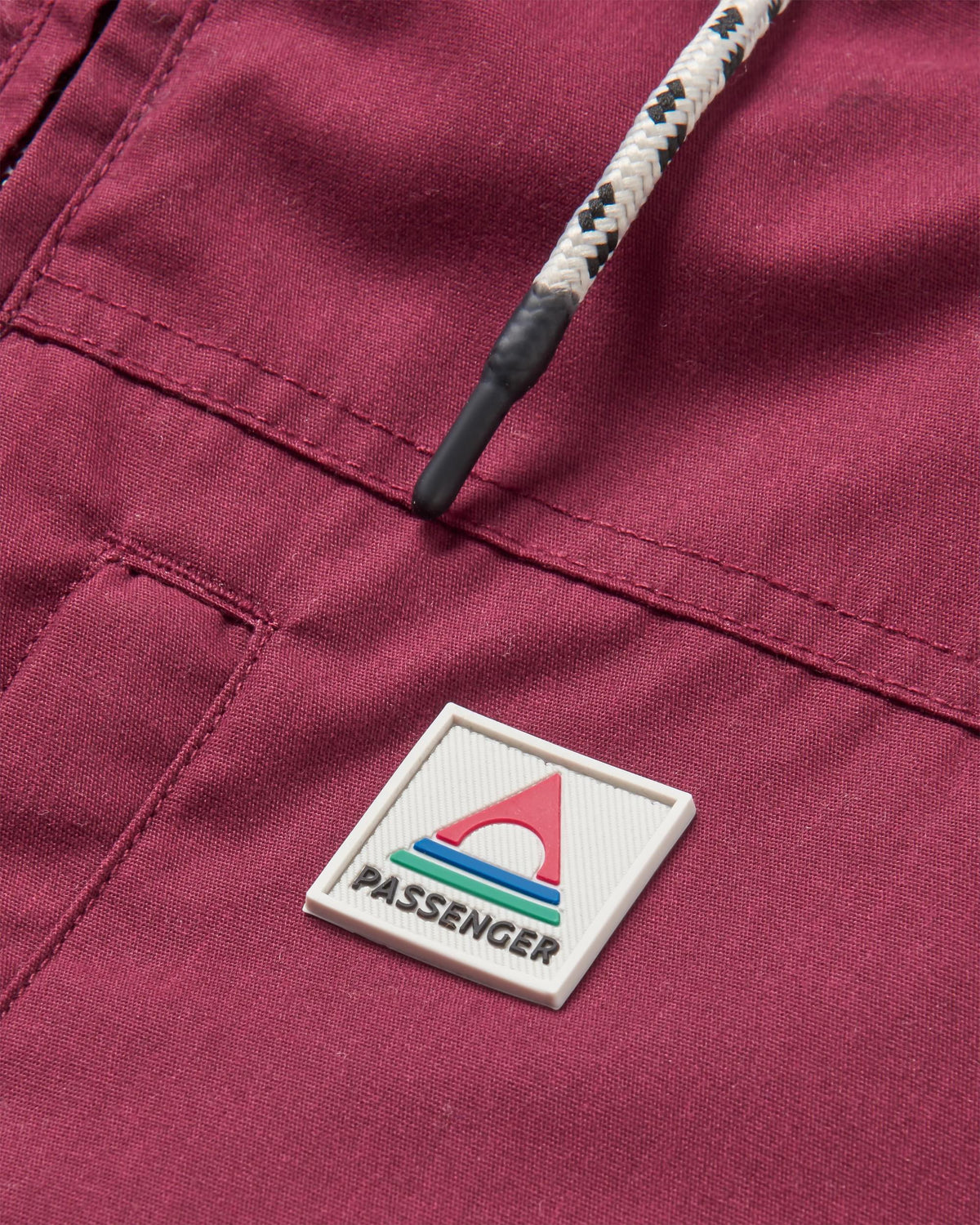 Discover Sherpa Lined Jacket - Wine - Flatlay