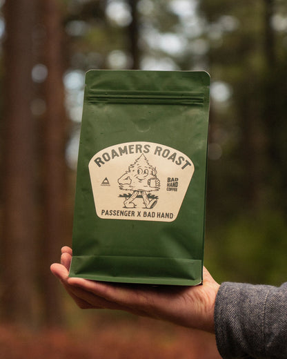 Roamers Roast Coffee Beans 250g - Lifestyle