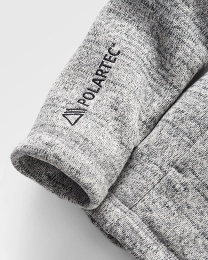 Women's Amber Polartec® Fleece - Grey Marl - Flatlay