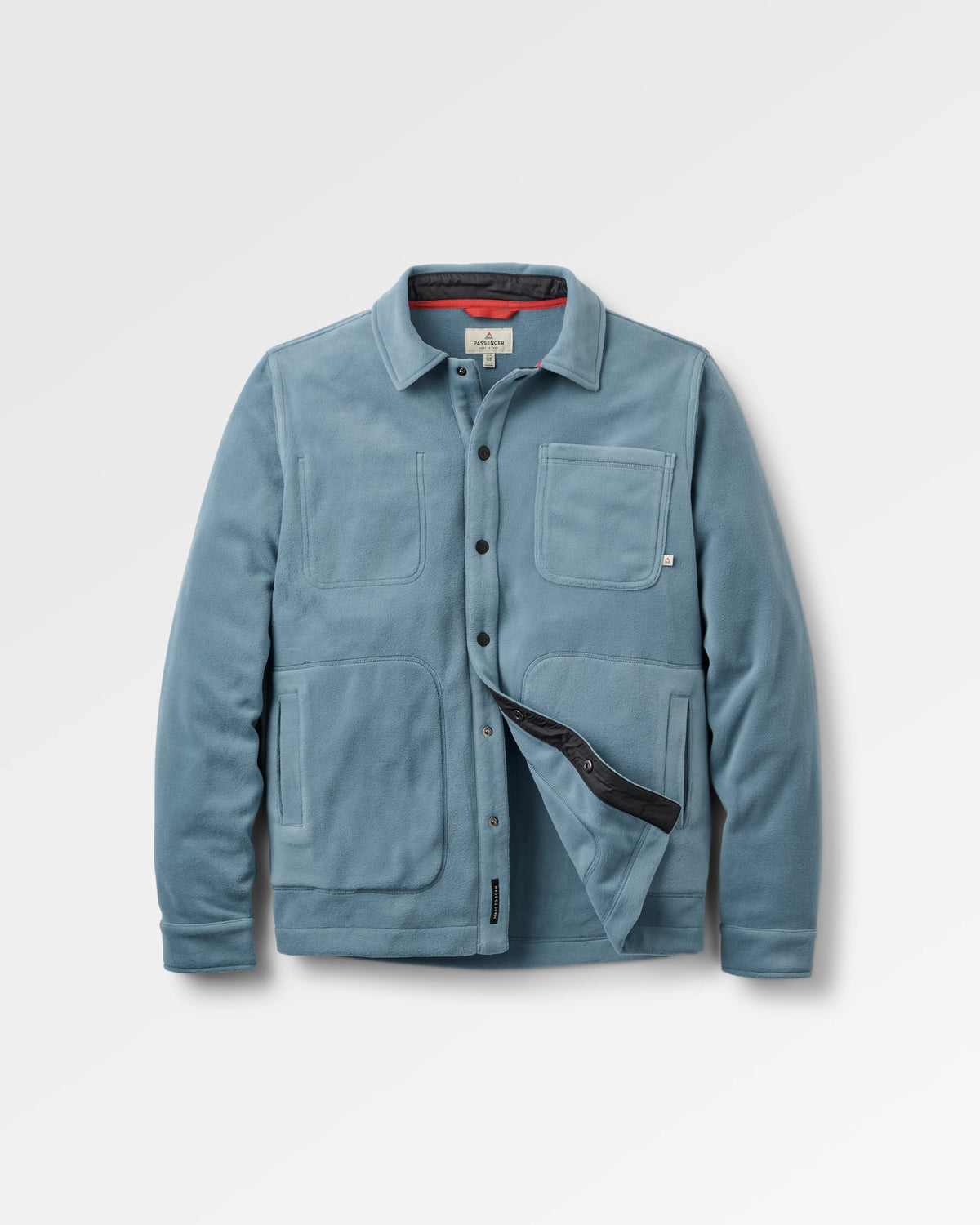 Adapt Polartec® Overshirt - Stormy Blue  - Flatlay