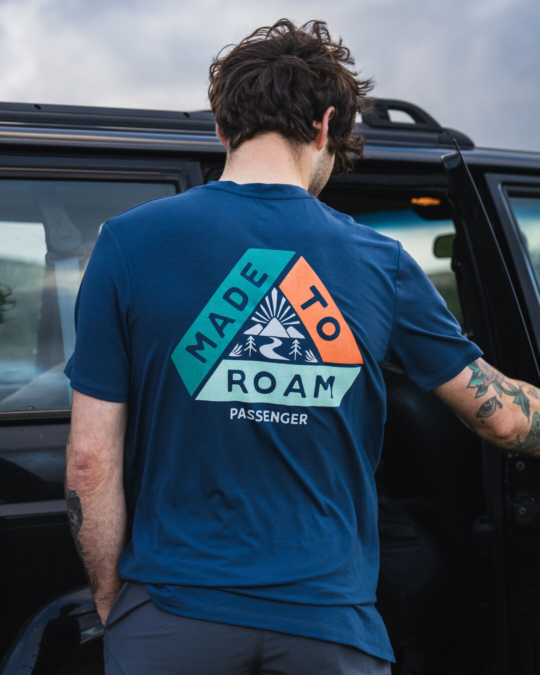 Trail Active T-shirt - Dark Denim - Lifestyle