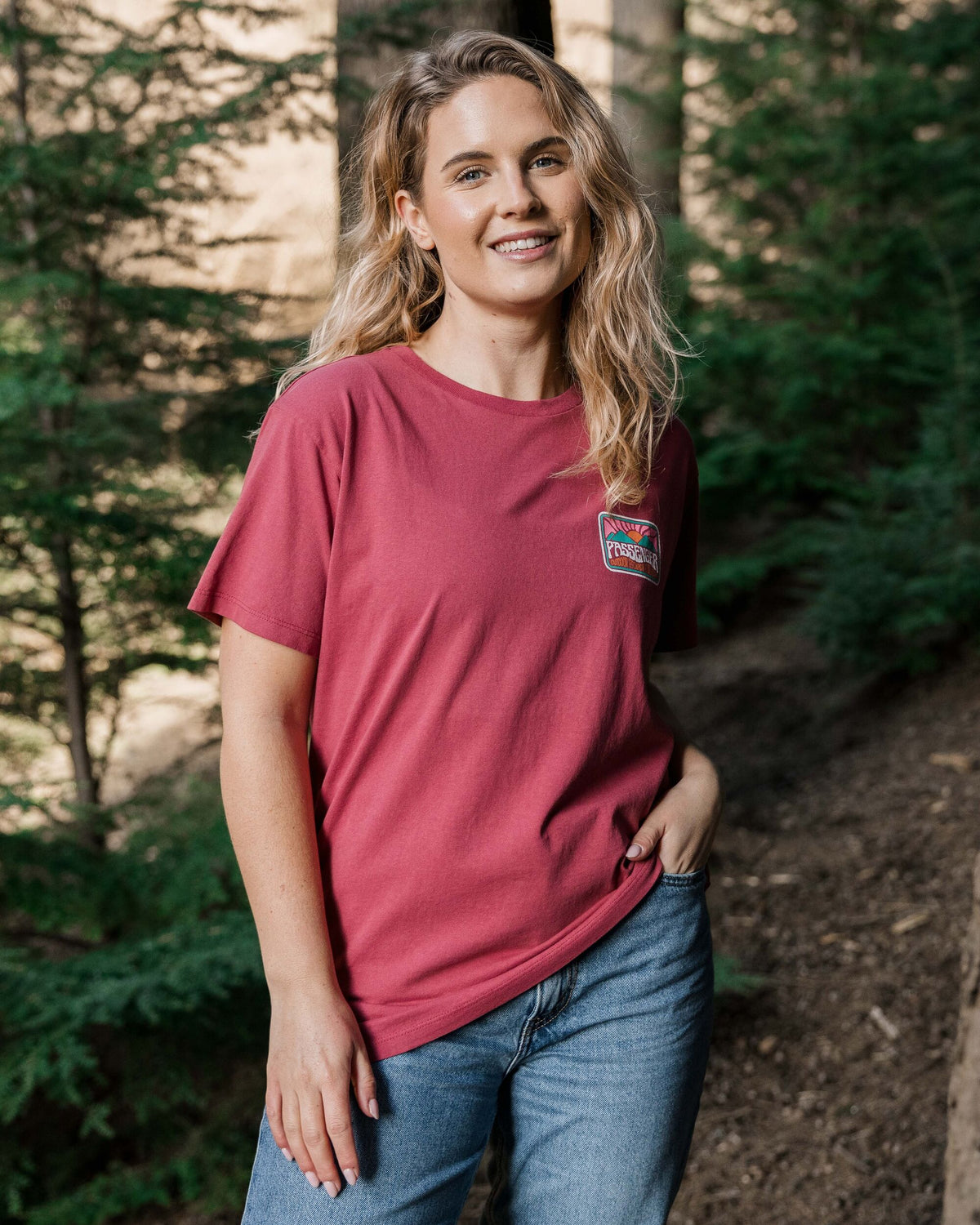 Golden Hour T-Shirt - Earth Red - Lifestyle