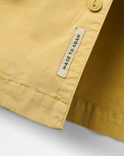 Acreage Cotton LS Shirt - Warm Beige - Flatlay