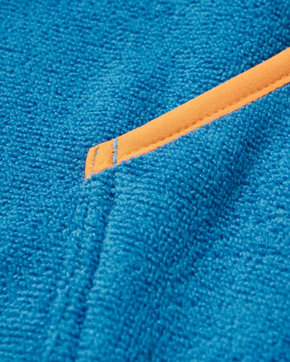 Tulum Towel Poncho - Surf Spray/ Moonlight Blue - Flatlay