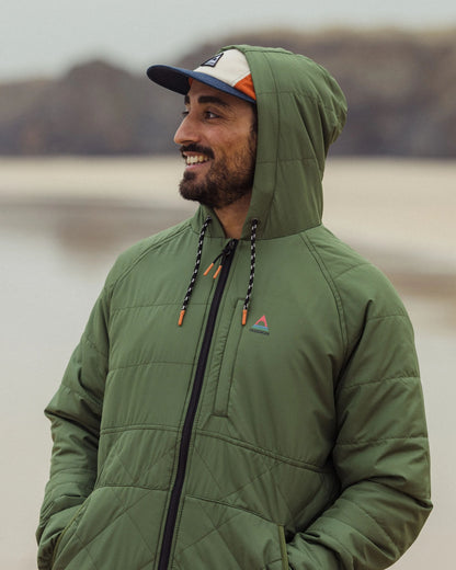 Dylan Insulated Full Zip Jacket - Wild Green - Lifestyle
