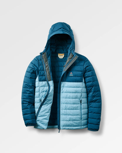 Northstar Down Jacket - Retro Blue/Tidal Blue - Flatlay