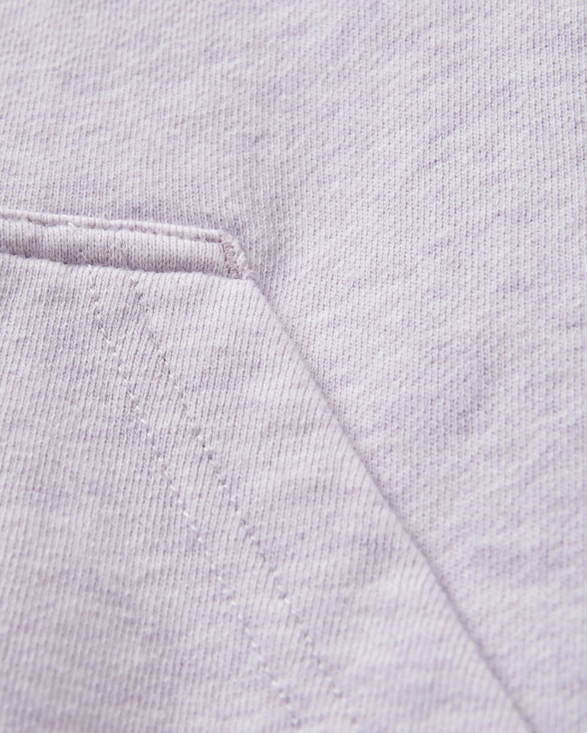 Laidback Cotton Hoodie - Lilac Mist Marl - Flatlay
