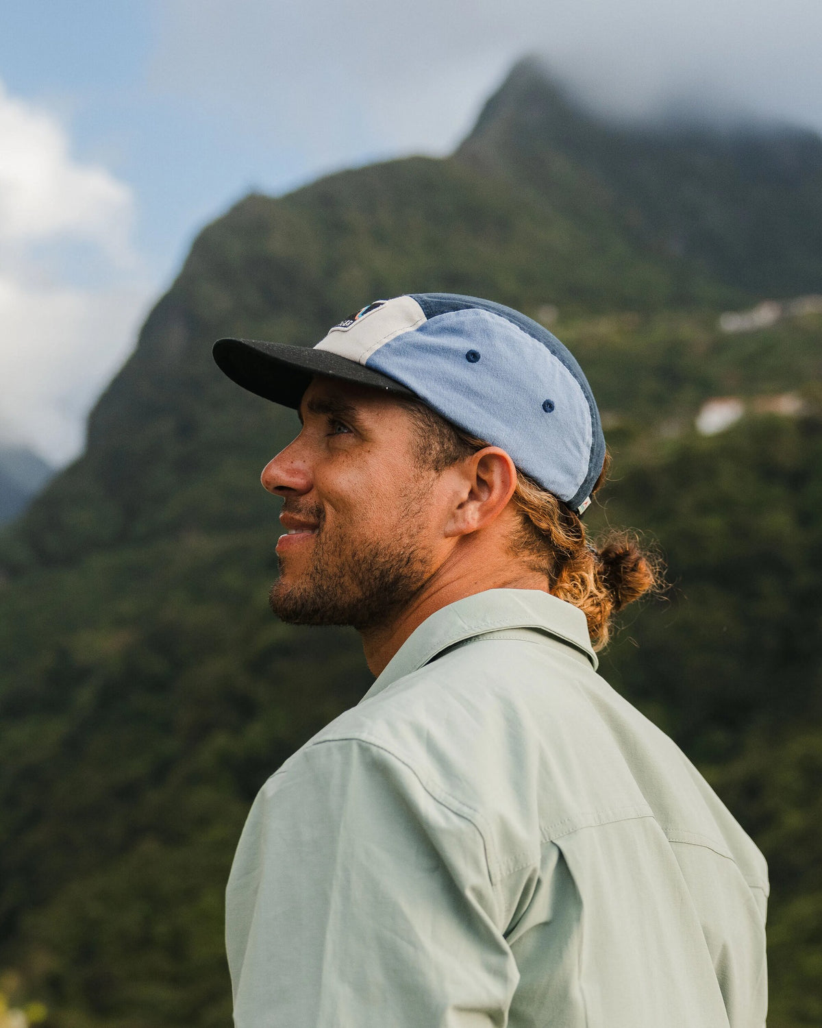 Made To Roam 5 Panel Cap - Charcoal Multi - Lifestyle - Male