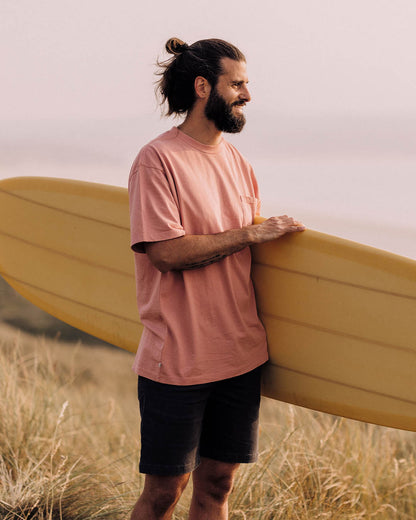 Heritage Relaxed Fit T-Shirt - Peach - Lifestyle