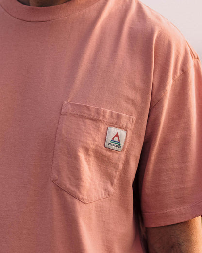 Heritage Relaxed Fit T-Shirt - Peach - Lifestyle
