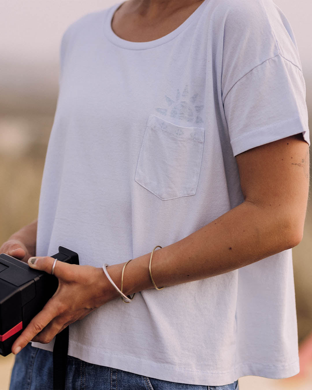 Mindful T-Shirt - Pale Blue - Lifestyle