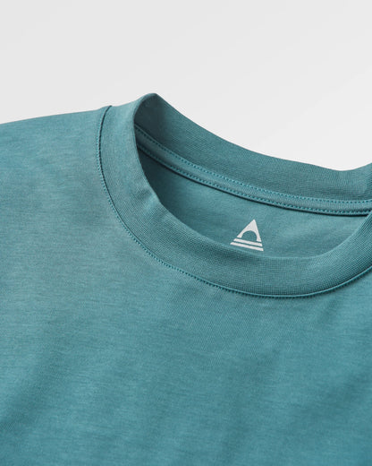 Vita Relaxed Fit T-Shirt - Deep Ocean - Flatlay