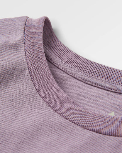 Escapism T-Shirt - Dusty Lilac - Flatlay