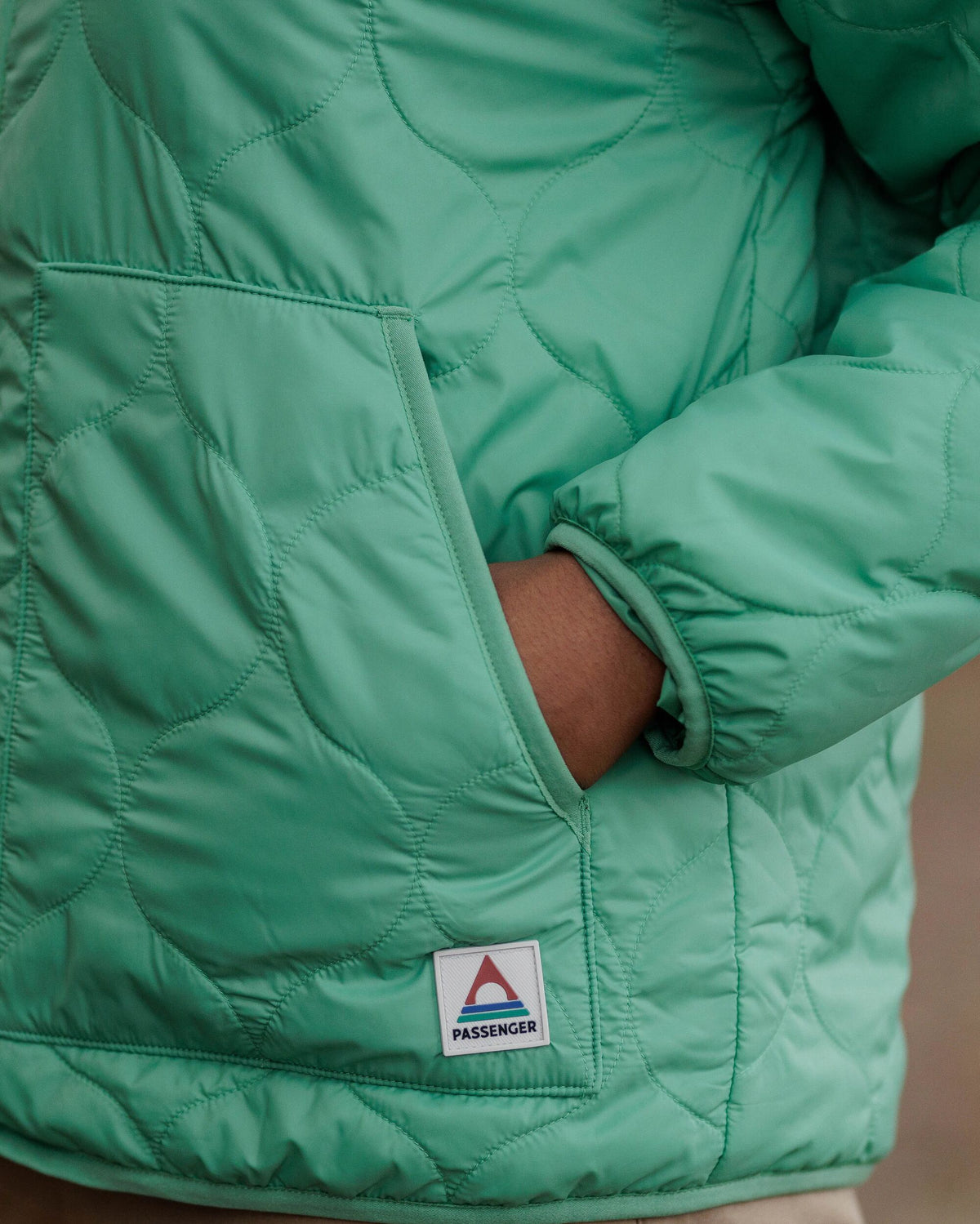 Earthy Sherpa Lined Insulated Jacket - Green Spruce - Lifestyle