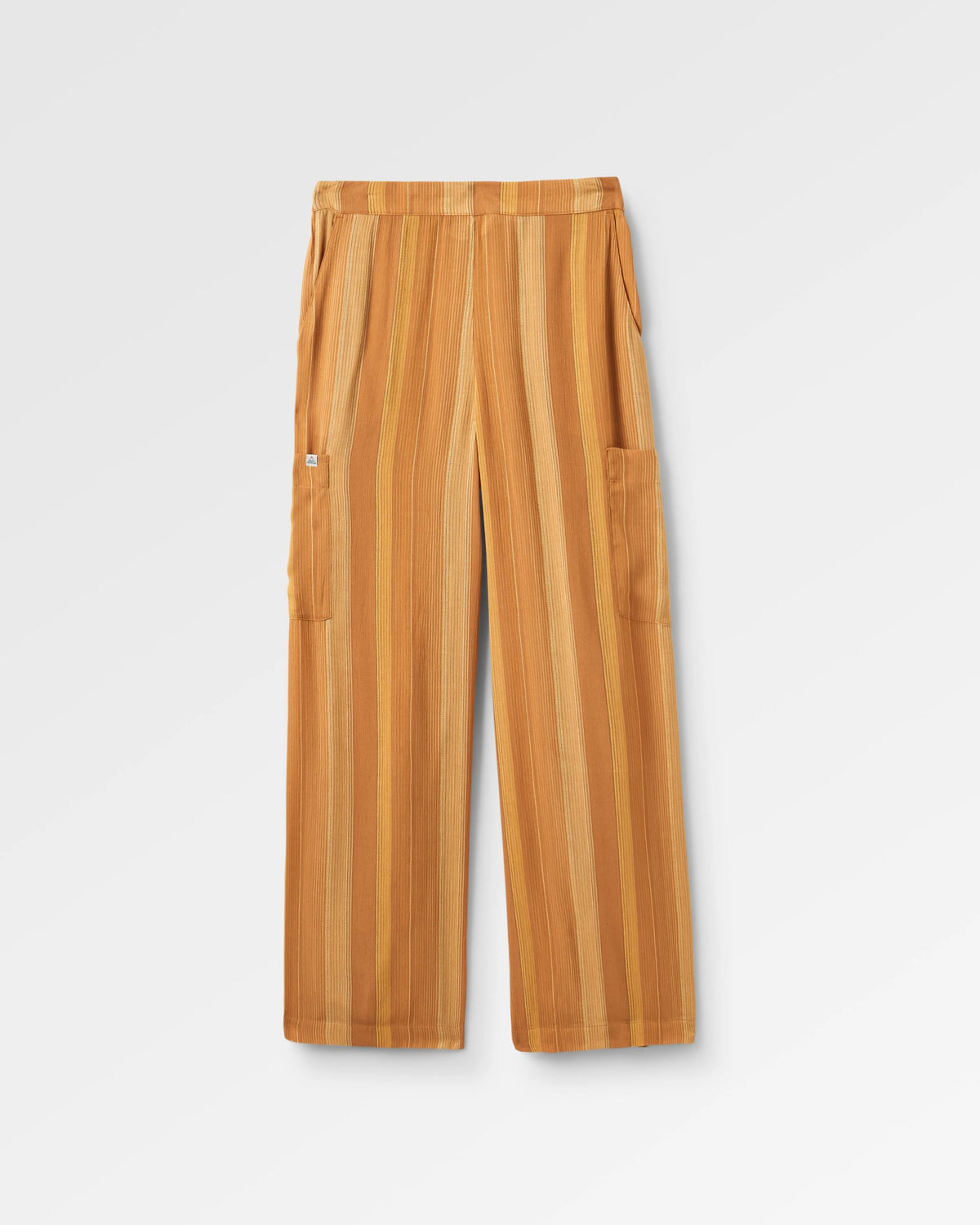 Someday Woven Trouser - Spruce Yellow Stripe - Flatlay