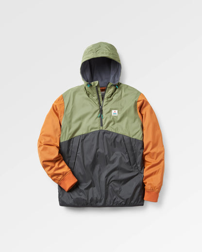 Dusk Insulated Anorak - Dusty Olive - Flatlay
