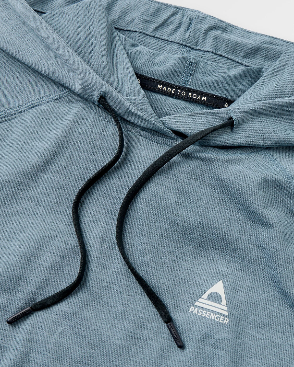 Sunvale Hooded UPF50 LS T-Shirt - Storm Grey Marl - Flatlay