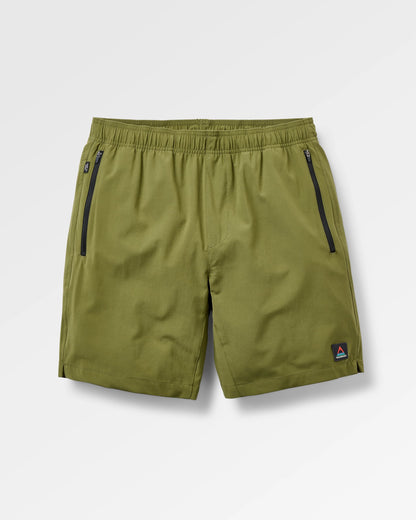 Traveller All-Purpose Short - Khaki - Flatlay