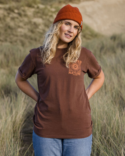 Rooted In Nature T-Shirt - Chestnut - Lifestyle