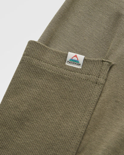 Day Dream Trouser - Dusty Olive - Flatlay