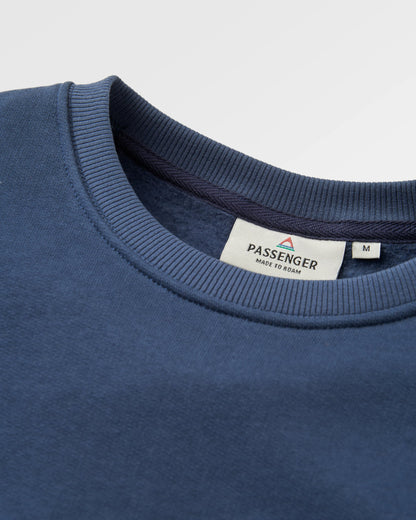 Escapism Regular Fit Sweatshirt - Rich Navy - Flatlay