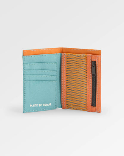 Essentials Wallet - Arctic/Retro Orange - Flatlay