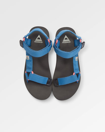 Venice Sandal - Blue Steel - Flatlay