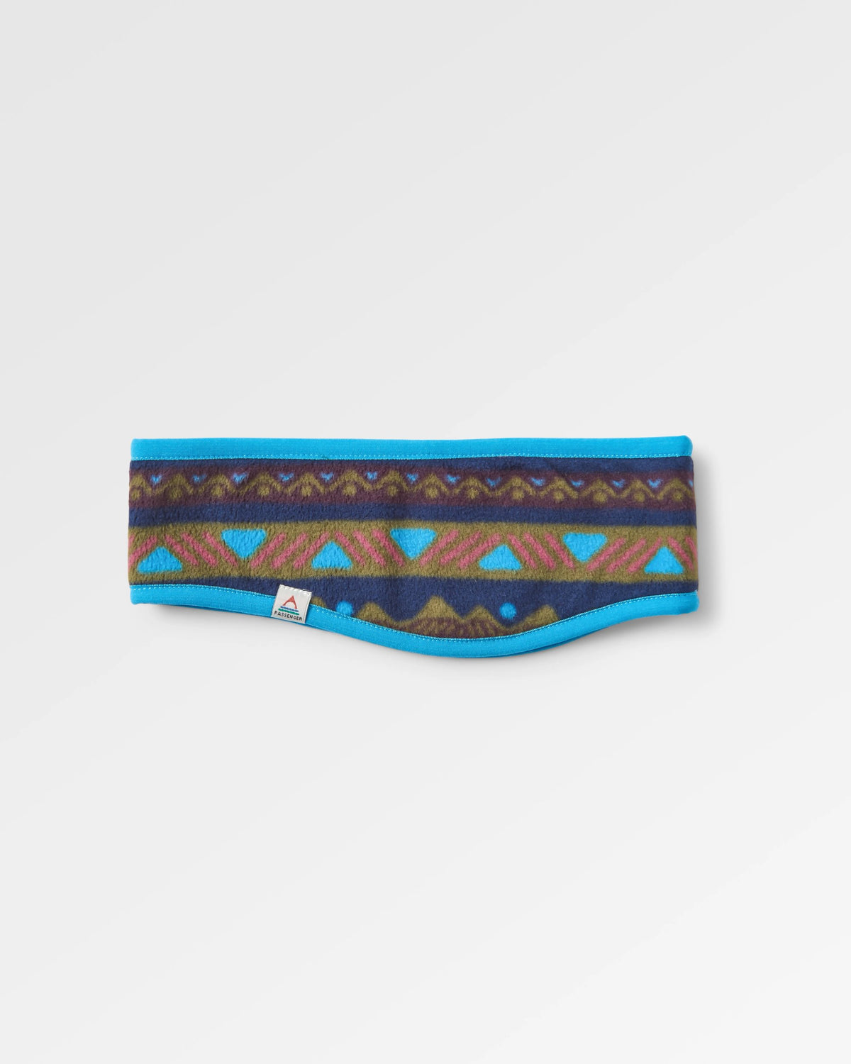 Cosy Polar Fleece Headband - Mountain Geo Multi - Flatlay