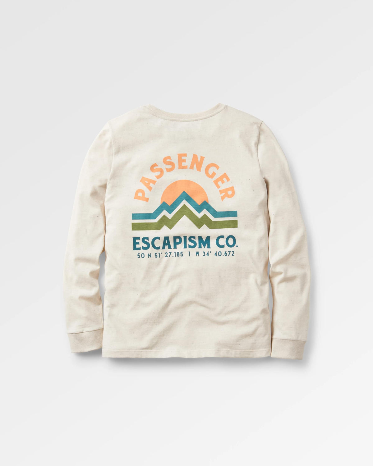 Breathe  LS T-Shirt - Milky Marl - Flatlay
