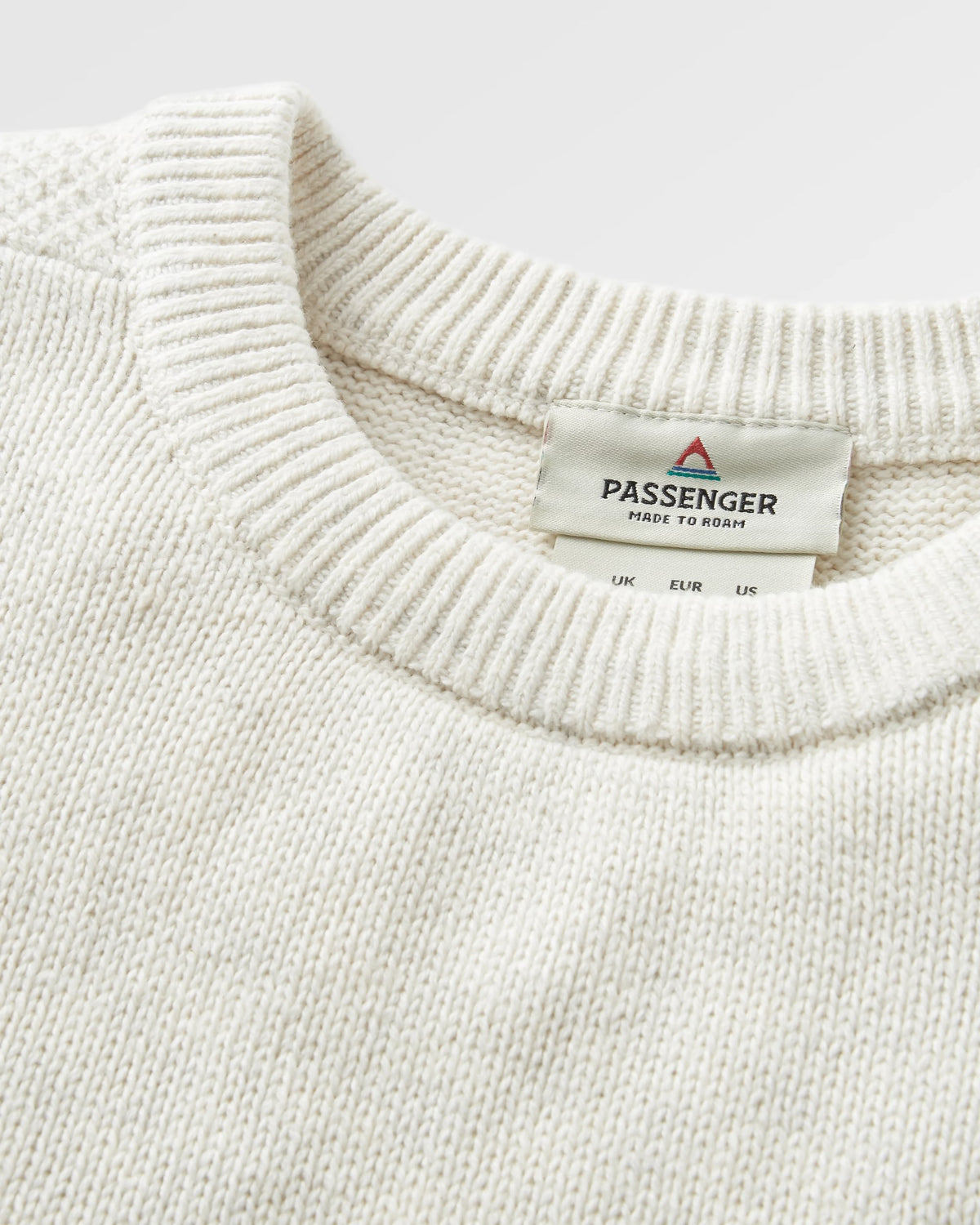 Cove Knitted Jumper - Off White - Flatlay