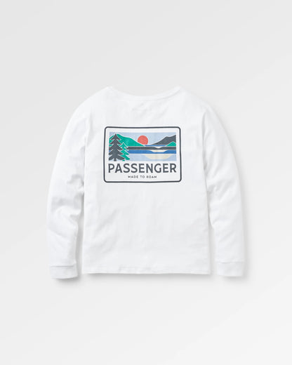 Roamer LS T-Shirt - White - Flatlay