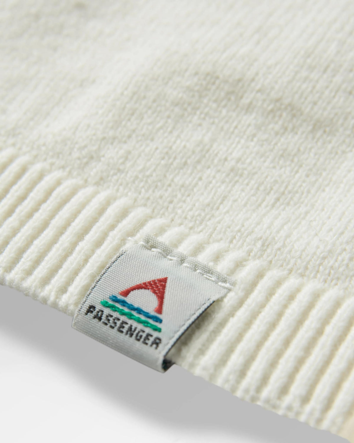 Migrate Knitted Jumper - Green spruce stripe - Flatlay