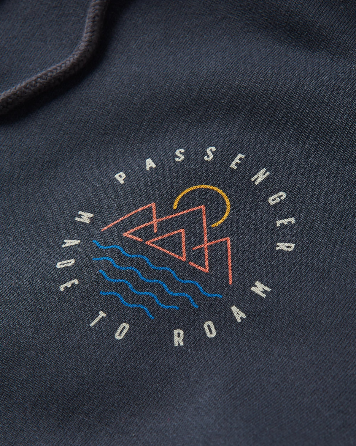 Escapism Regular Fit Hoodie - Black - Flatlay