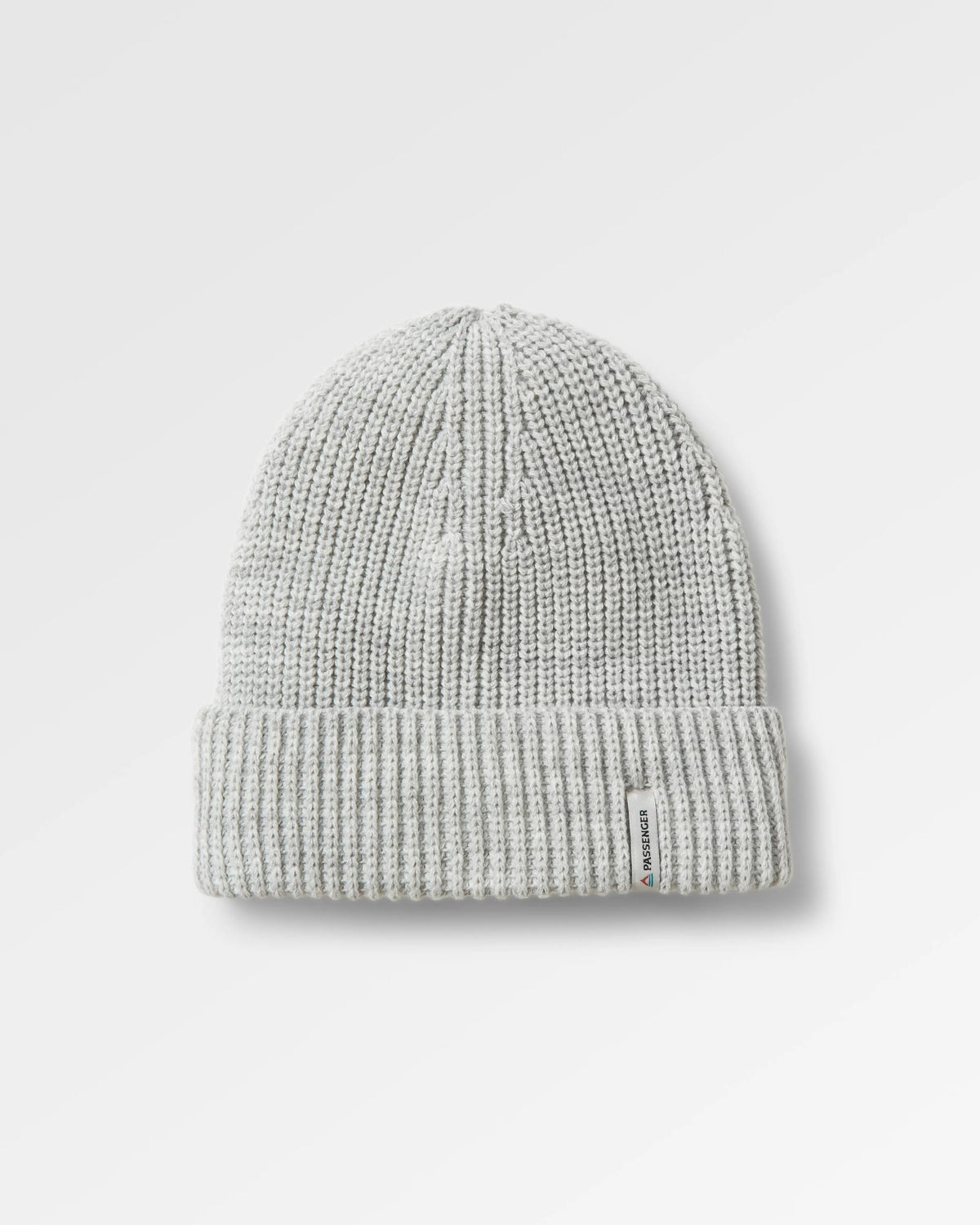 Compass Beanie - Light Grey Marl - Flatlay