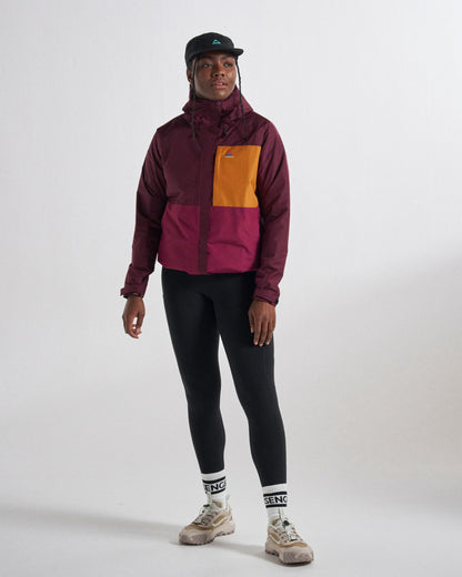 Trailscape Women's Waterproof Jacket - Fig/Wild Berry  - Studio Model