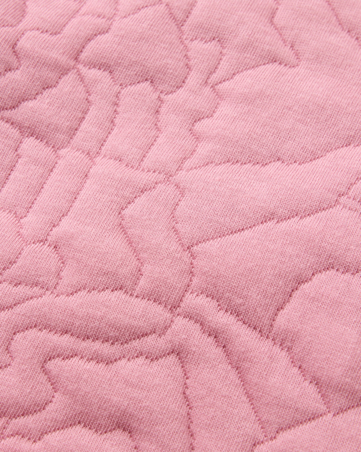 Seagrass Quilted Hoodie - Pink Haze - Flatlay