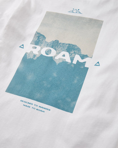 Roam T-Shirt - White - Flatlay