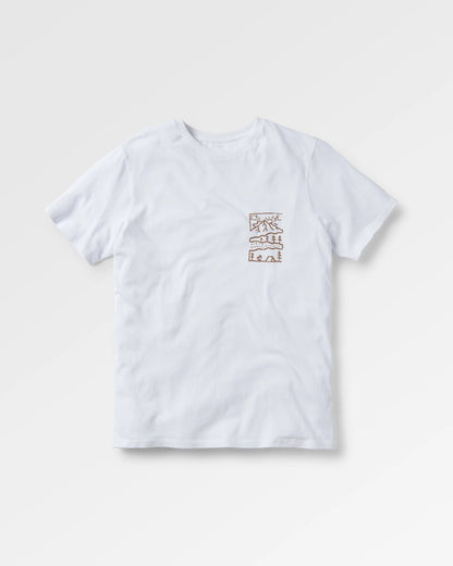 Nature T-Shirt - White - Flatlay