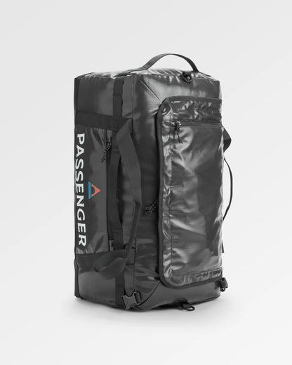 Roamer 60L Duffel Bag - Phantom Black - Flatlay