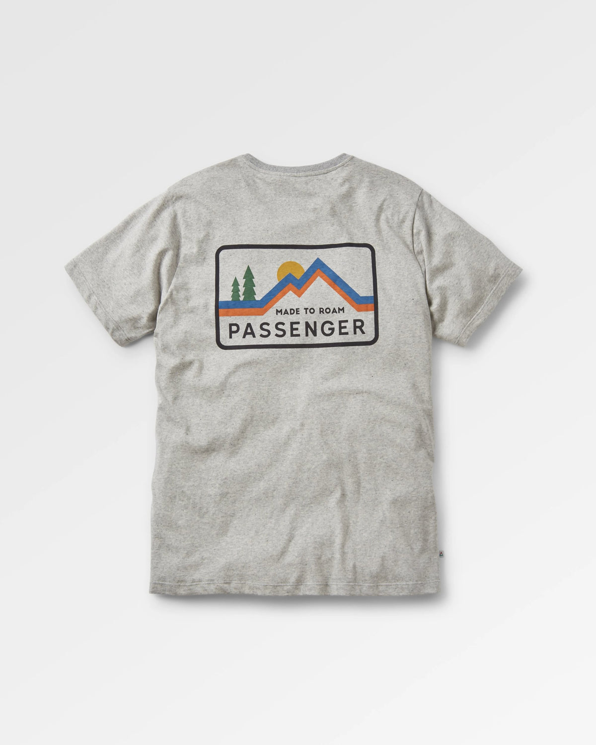 Made To Roam T-Shirt - Grey Marl - Flatlay