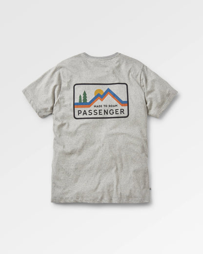Made To Roam T-Shirt - Grey Marl - Flatlay