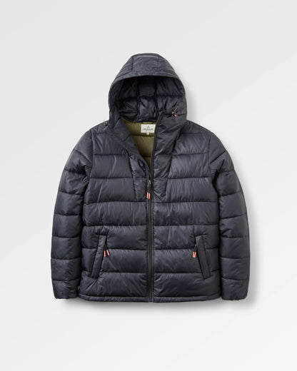 Flynn Insulated Jacket - Black - Flatlay