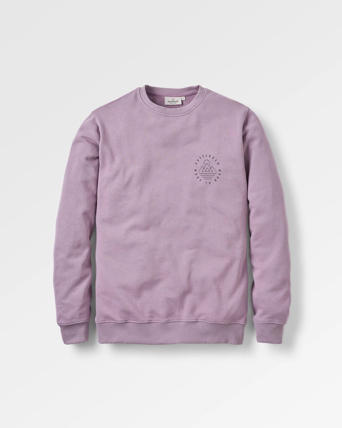 Escapism Regular Fit Sweatshirt - Dusty Lilac - Flatlay