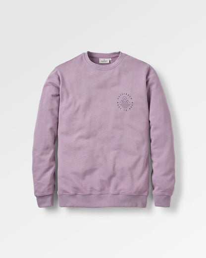 Escapism Regular Fit Sweatshirt - Dusty Lilac - Flatlay