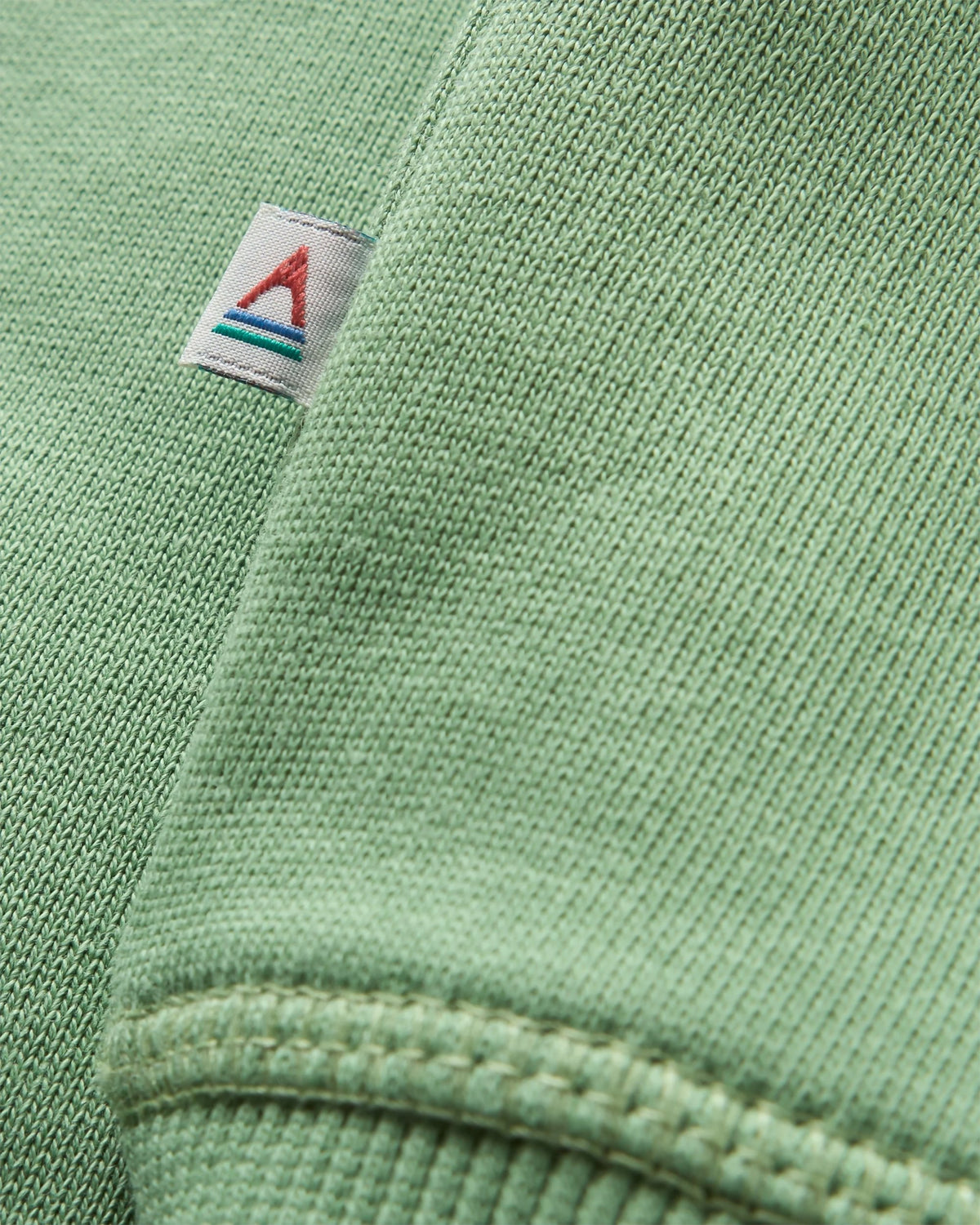 Odyssey Sweatshirt - Stem Green - Flatlay
