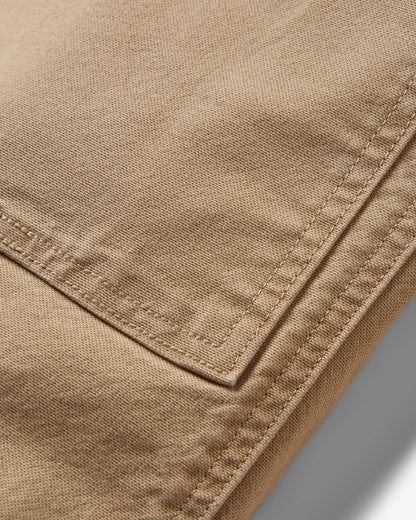 Vantage Cotton Canvas Trouser - Biscuit - Flatlay