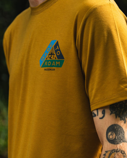Trail Active T-shirt - Dusty Ochre - Lifestyle