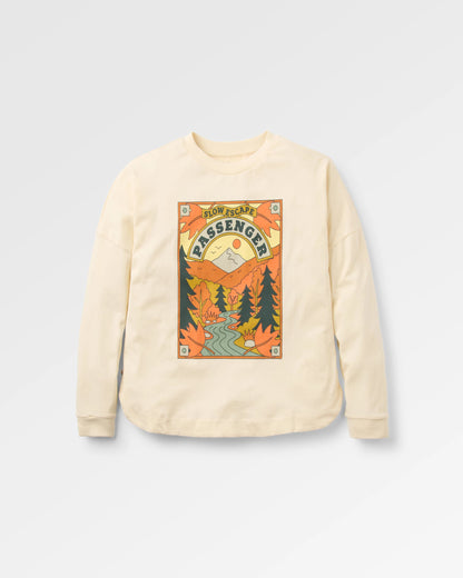 Rambling LS T-Shirt - Birch - Flatlay