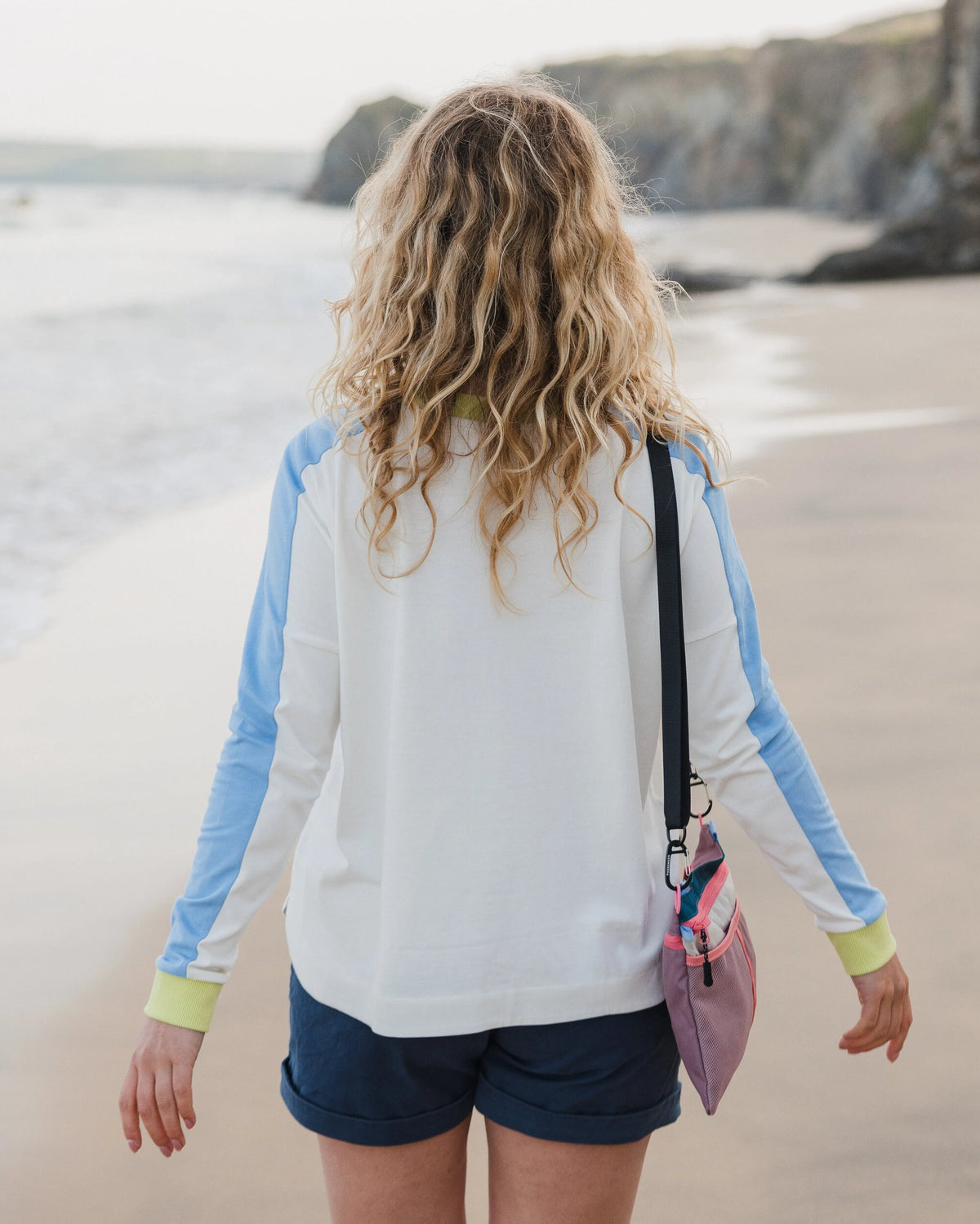 Graze Cotton LS Top - Marshmallow - Lifestyle