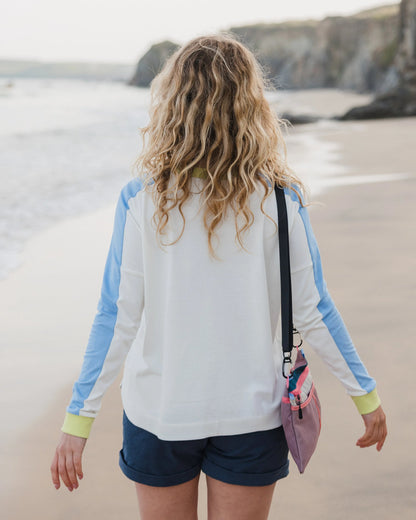 Graze Cotton LS Top - Marshmallow - Lifestyle